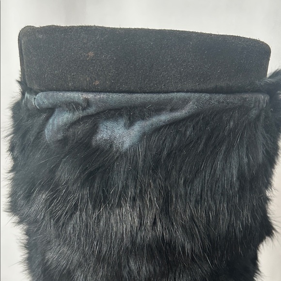 Pajar Made in Italy Cozy Black Faux Fur Winter Boots Shoes **Size 38/US 7** 🌺🌺 - Picture 10 of 12